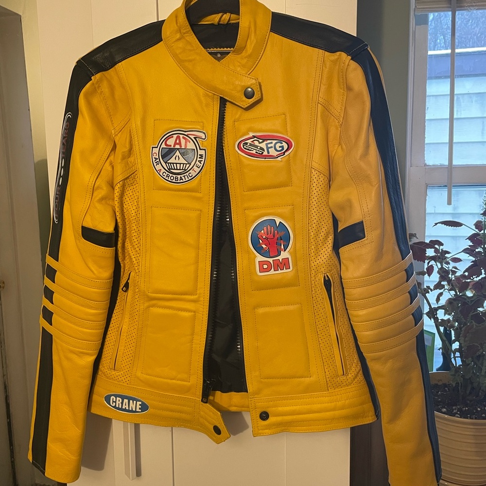 Kill Bill cosplay, real leather jacket
